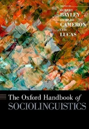 Cover of Oxford Handbook of Sociolinguistics