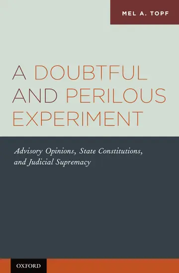 Cover of A Doubtful and Perilous Experiment