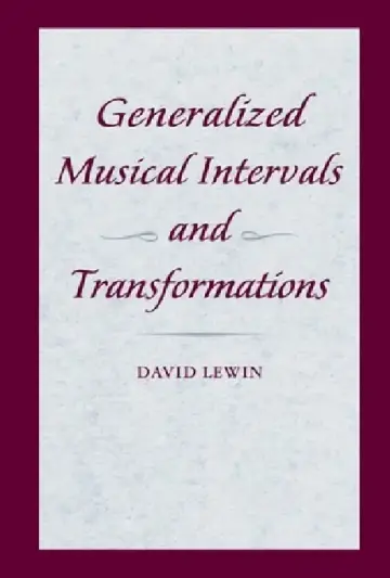 Cover of Generalized Musical Intervals and Transformations