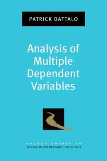 Cover of Analysis of Multiple Dependent Variables