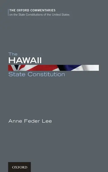 Cover of The Hawaii State Constitution