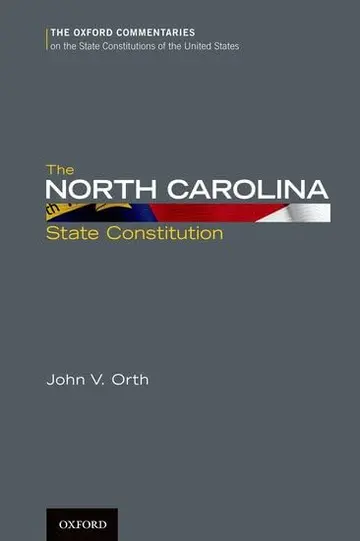 Cover of The North Carolina State Constitution