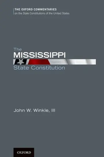 Cover of The Mississippi State Constitution