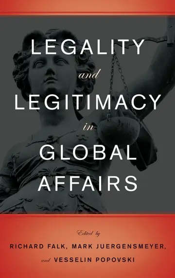Cover of Legality and Legitimacy in Global Affairs