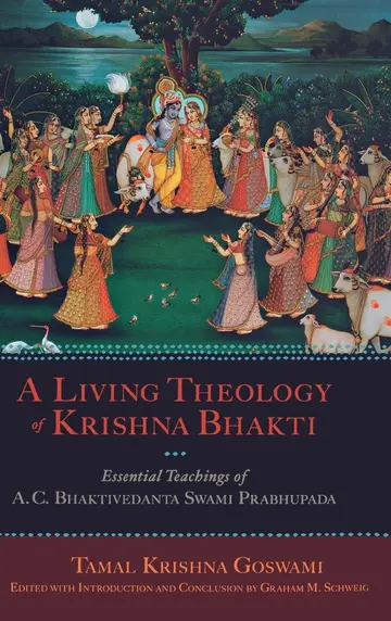 Cover of A Living Theology of Krishna Bhakti