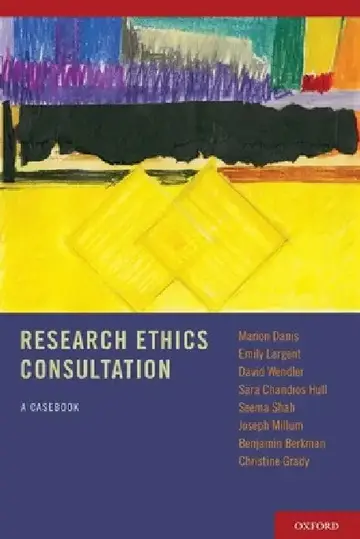 Cover of Research Ethics Consultation