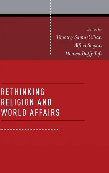 Cover of Rethinking Religion and World Affairs