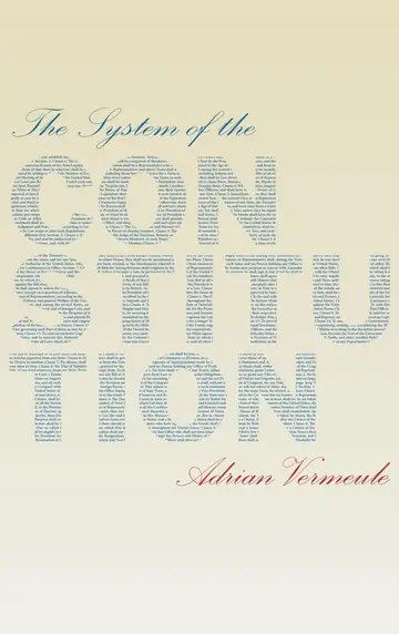 Cover of The System of the Constitution