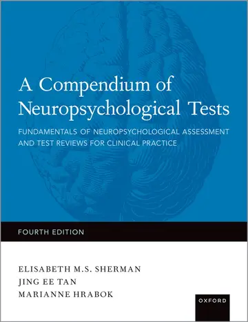 Cover of A Compendium of Neuropsychological Tests
