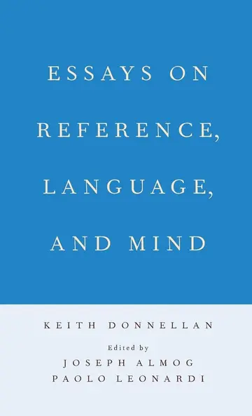 Cover of Essays on Reference, Language, and Mind