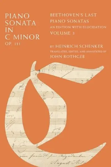 Cover of Piano Sonata in C Minor, Op. 111 Vol 3 C