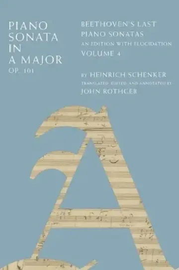 Cover of Piano Sonata in a Major, Op. 101 Vol 4 C