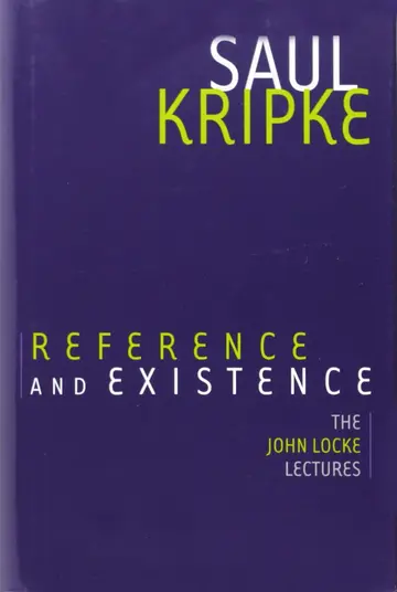Cover of Reference and Existence
