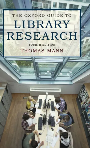 Cover of The Oxford Guide to Library Research