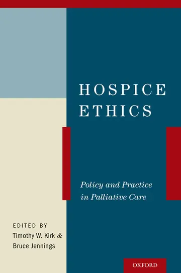 Cover of Hospice Ethics