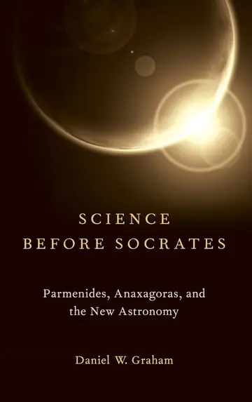Cover of Science before Socrates