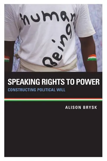 Cover of Speaking Rights to Power