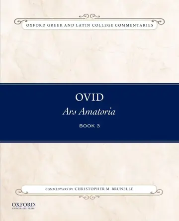 Cover of Ovid, Ars Amatoria Book Three