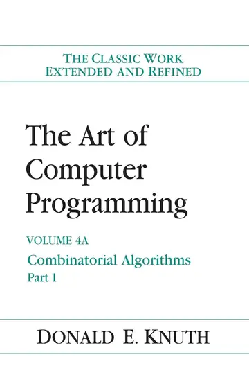 Cover of The Art of Computer Programming, Volume 4A