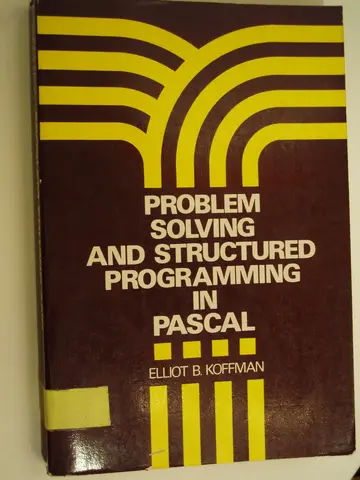 Cover of Problem Solving and Structured Programming in PASCAL