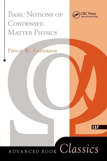 Cover of Basic Notions of Condensed Matter Physics