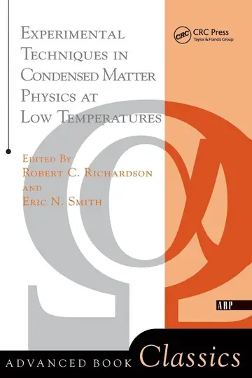 Cover of Experimental Techniques in Condensed Matter Physics at Low Temperatures