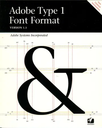 Cover of Type 1 Font Format