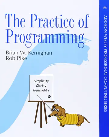 Cover of The Practice of Programming