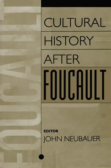 Cover of Cultural History After Foucault