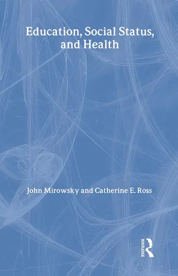 Cover of Education, Social Status, and Health
