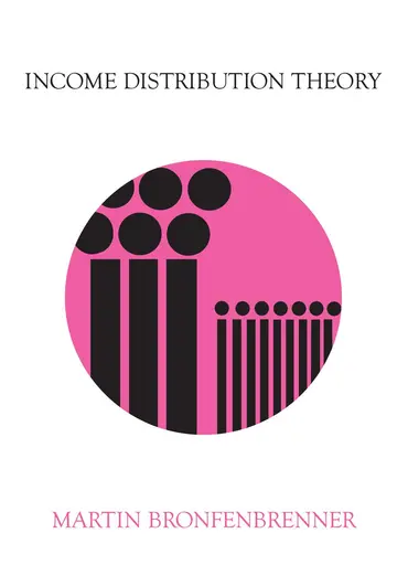 Cover of Income Distribution Theory