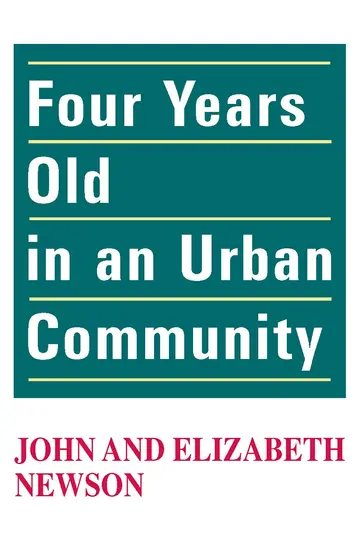 Cover of Four Years Old in an Urban Community