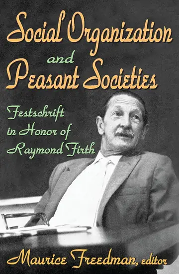 Cover of Social Organization and Peasant Societies