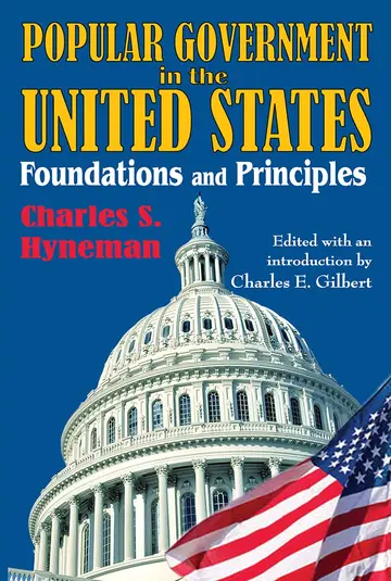 Cover of Popular Government in the United States