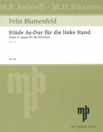 Cover of Eta de as-dur op. 36 piano