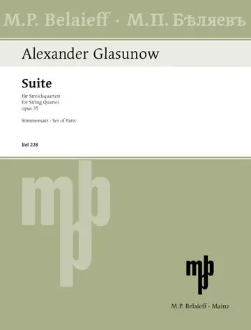 Cover of Glazunov
