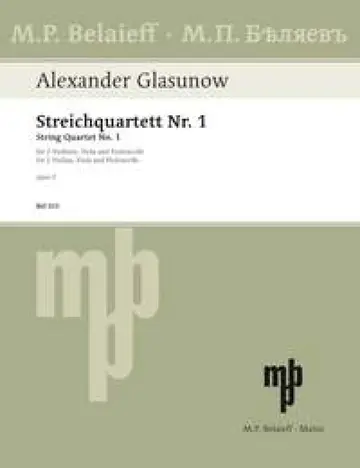 Cover of Glazunov