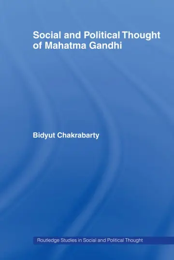 Cover of Socio-Political Thought Gandhi