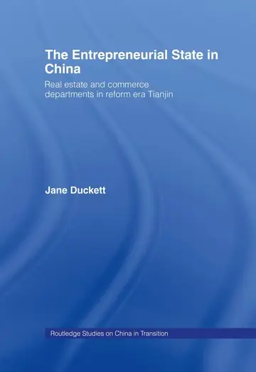 Cover of The Entrepreneurial State in China