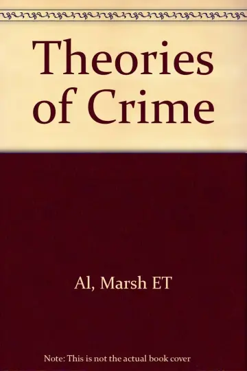 Cover of Theories of Crime