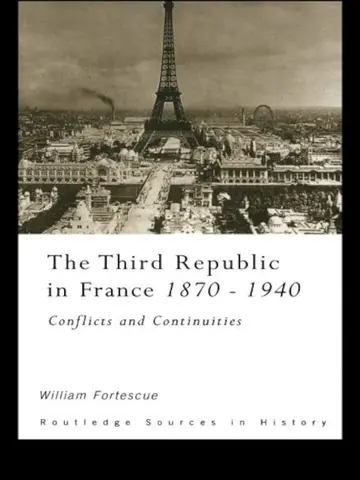 Cover of The Third Republic in France 1870-1940