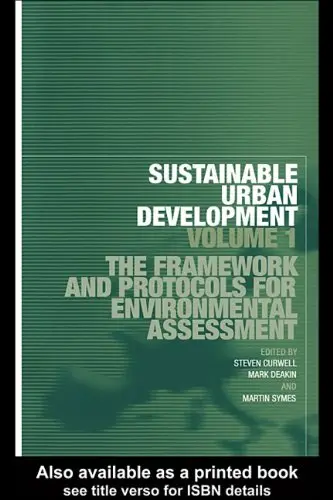 Cover of Sustainable Urban Development