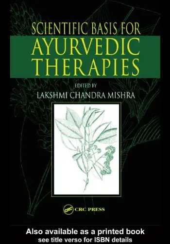 Cover of Scientific Basis for Ayurvedic Therapies