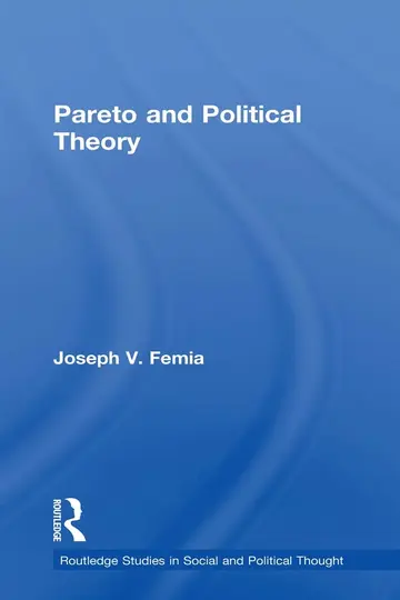 Cover of Pareto and Political Theory
