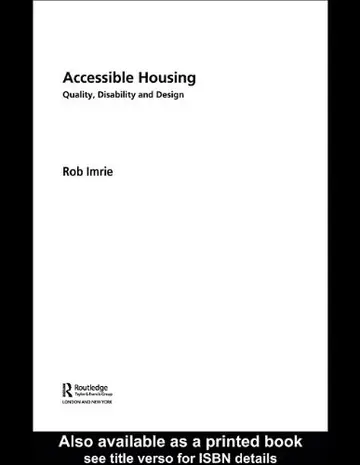 Cover of Accessible Housing