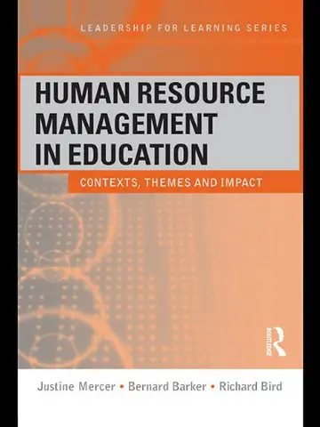 Cover of Human Resource Management in Education