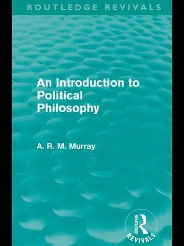 Cover of An Introduction to Political Philosophy