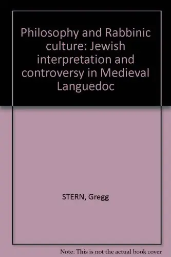 Cover of Philosophy and Rabbinic Culture