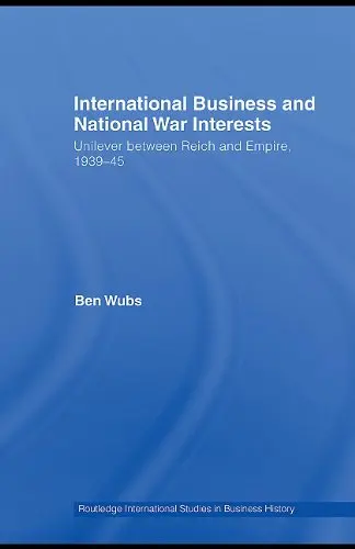 Cover of International Business and National War Interests