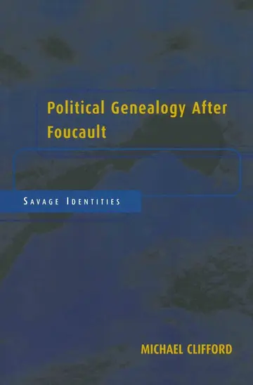 Cover of Political Genealogy After Foucault